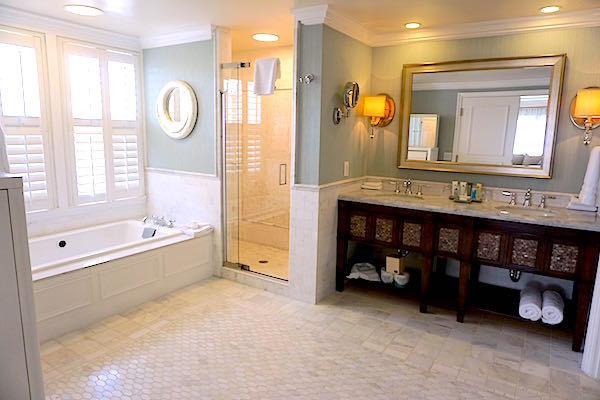 Disney's Beach Club Resort Presidential Newport Suite master bath image