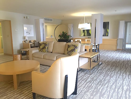 Disney's Contemporary Resort One- and Two-Bedroom Suite living room image