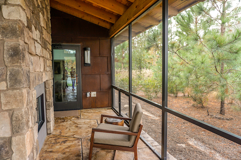 Copper Creek Cabin at Disney's Wilderness Lodge outdoor fireplace image