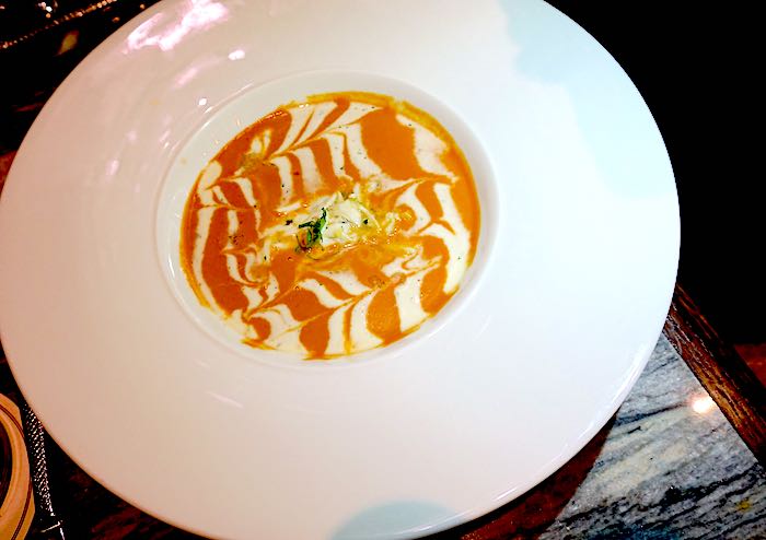 Disney's Flying Fish restaurant crab bisque image