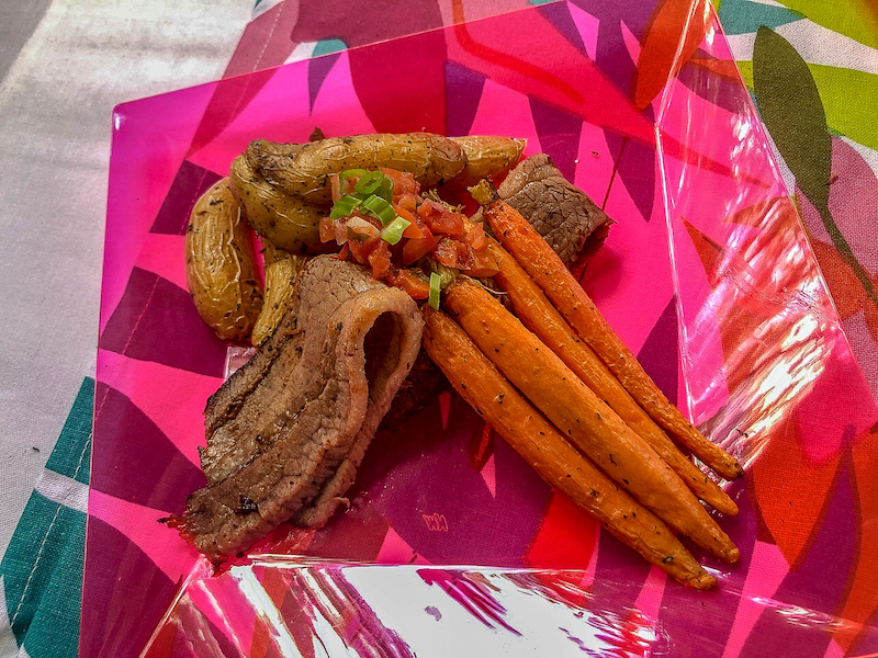 Typhoon Lagoon H2O Glow Nights beef entree image