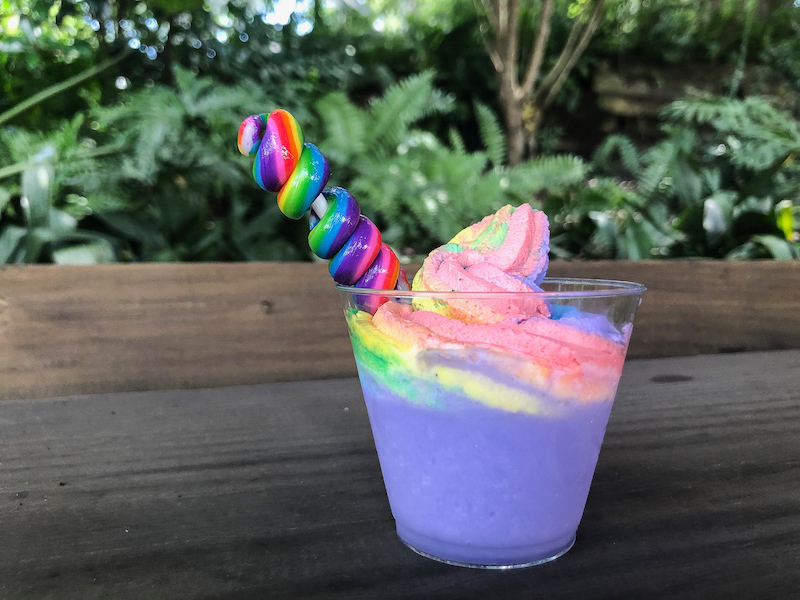 Typhoon Lagoon H2O Glow Nights glowing unicorn drink image