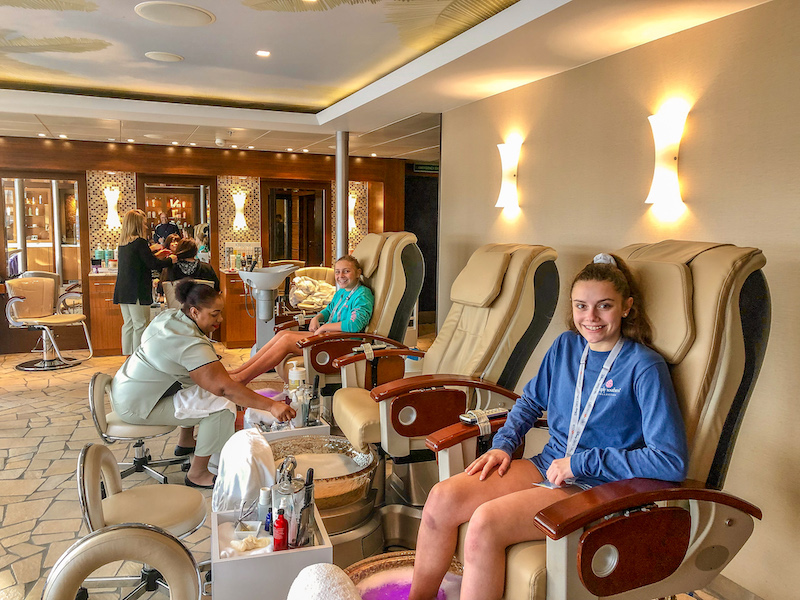 Disney Dream teen pedicure image