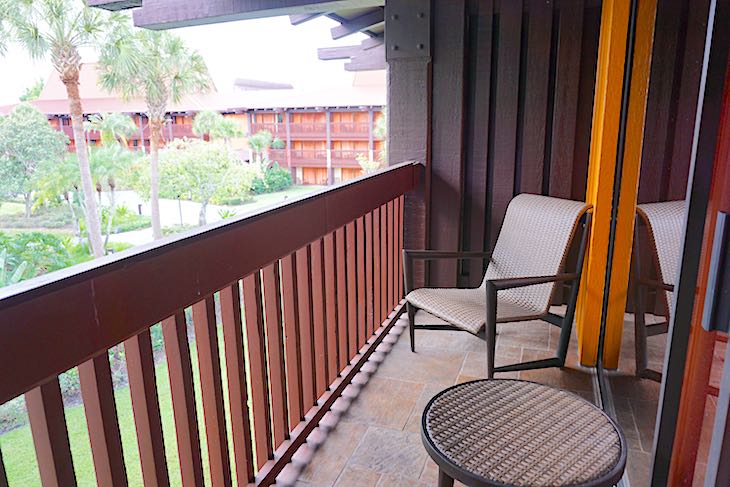 Disney's Polynesian Villas Studio balcony image