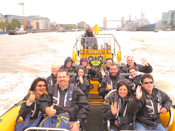 Adventures By Disney London RIB boat image