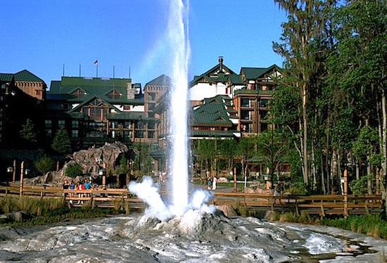 Disney's Wilderness Lodge geyser image